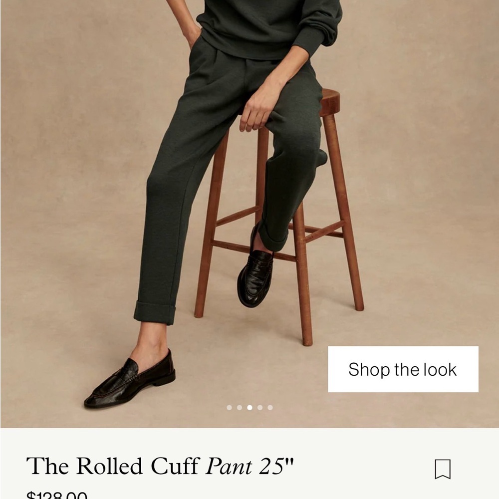 Varley The Rolled Cuff Pant--25"--XL